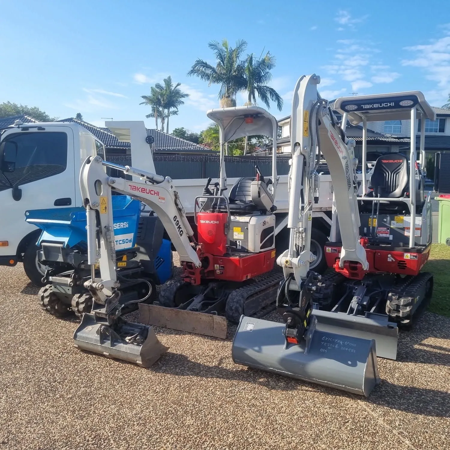 Mini Digger Hire by Coastline Earthworks